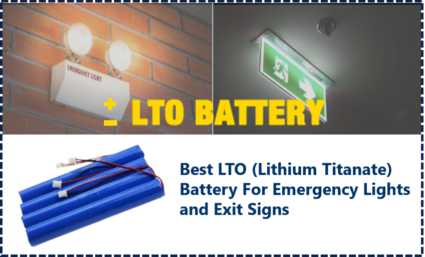 Mejor batería Litio Titanio para Luces de Emergencia